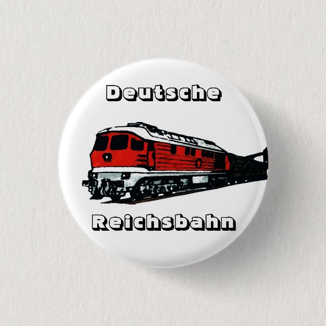 Reichbahn Design 3 Cm Round Badge (Front)