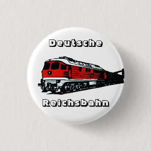 Reichbahn Design 3 Cm Round Badge