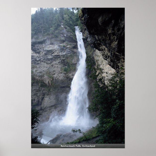 Reichenbach Falls, Switzerland Poster (Front)