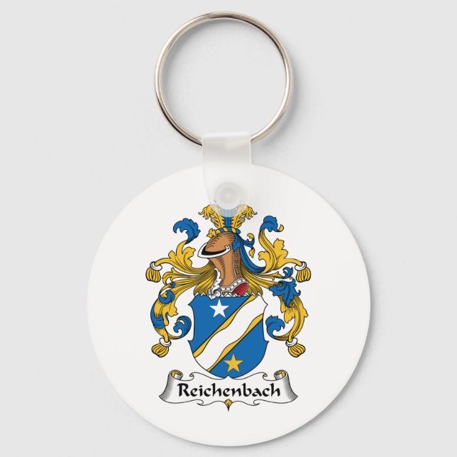 Reichenbach Family Crest Key Ring (Front)