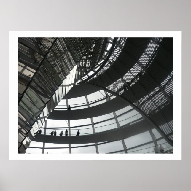 reichstag dome berlin poster (Front)
