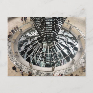 reichstag dome down postcard