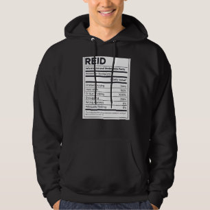 Reid Nutrition Information Problem Solving Hard Wo Hoodie