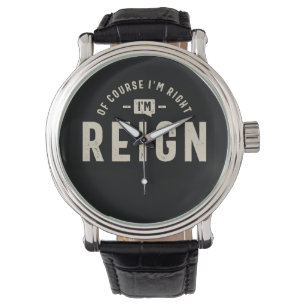 Reign Personalised Name Watch