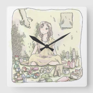 Reiji Namae Square Wall Clock