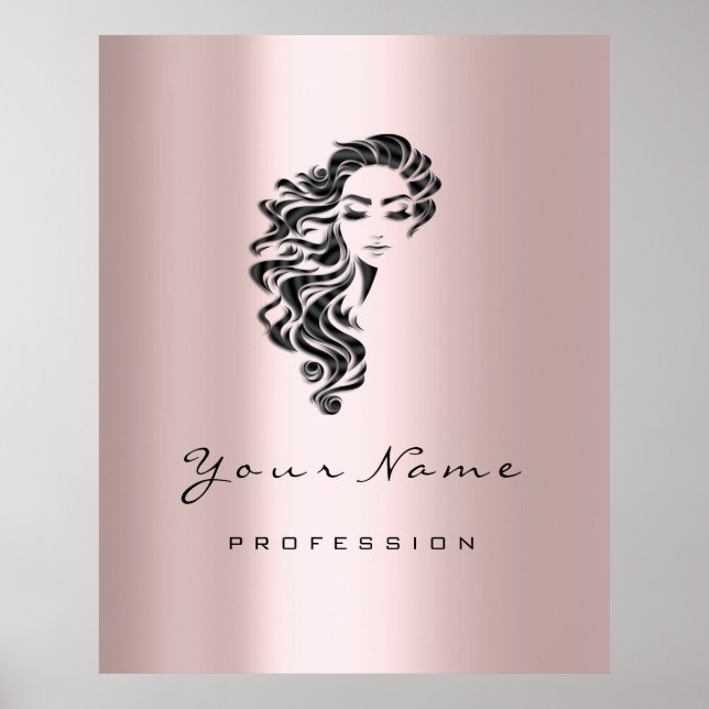 Reika Beauty Studio Hairdresser Makeup Artist Poster (Front)