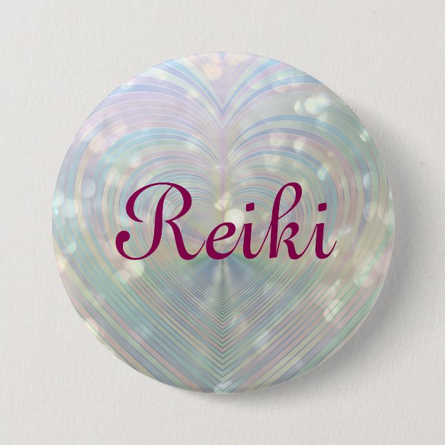 Reiki 7.5 Cm Round Badge (Front)