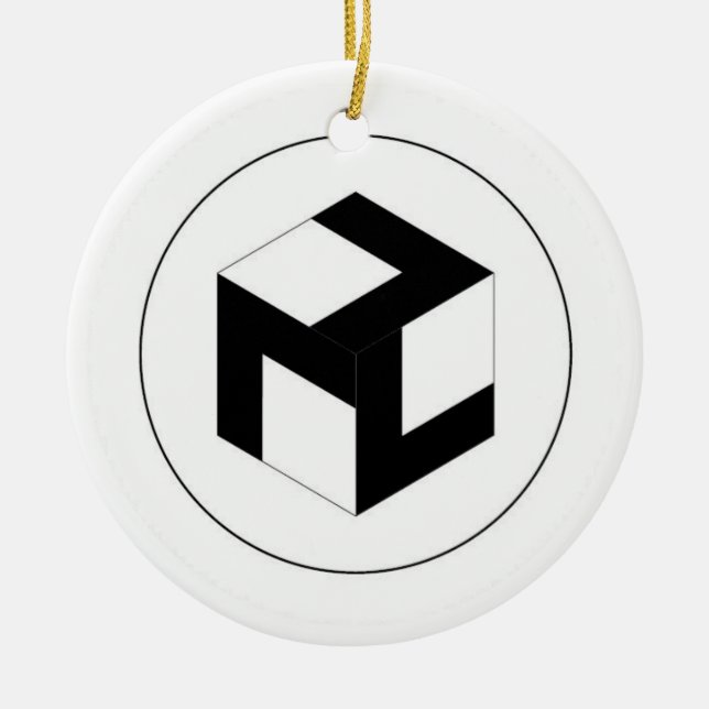 Reiki and Male Antahkarana Ceramic Tree Decoration (Front)