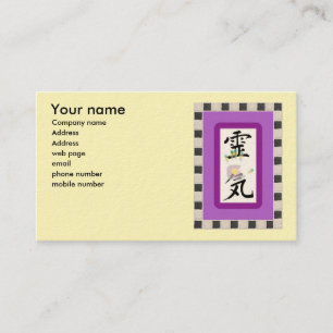 Reiki Business Card