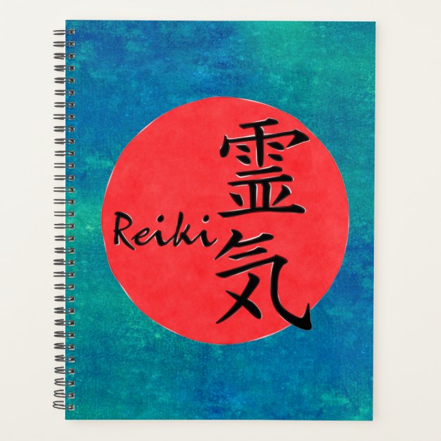 Reiki Calligraphy And Word 1 Planner (Front)