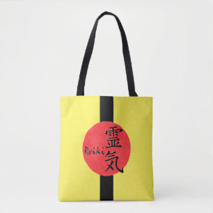 Reiki Calligraphy And Word 1 Tote Bag