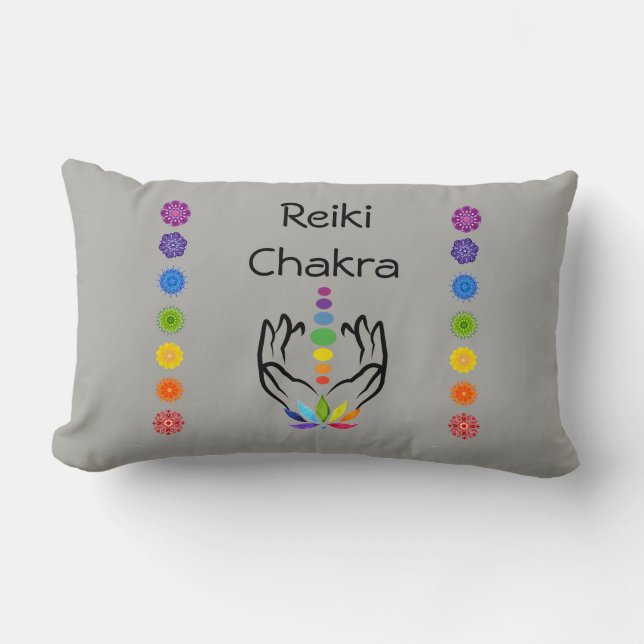 Reiki/Chakra Lumbar Cushion (Front)