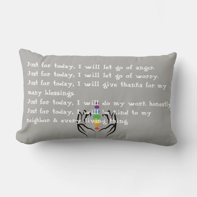 Reiki/Chakra Lumbar Cushion (Front)