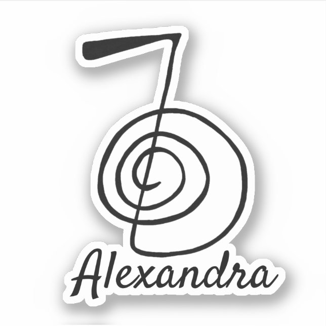 Reiki: Cho Ku Rei: Monogram Add Name (Front)