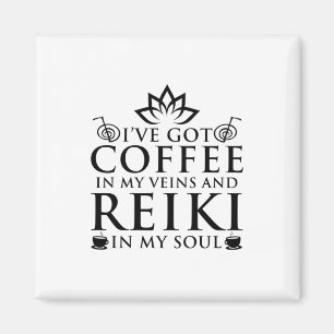 Reiki & Coffee Reiki Master Esoteric Reiki Gifts Magnet