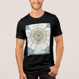 Reiki Energy for Inner Peace – A Design of Balance Tri-Blend Shirt