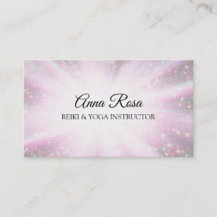 *~* Reiki Energy Healing Sparkle Rays Business Card