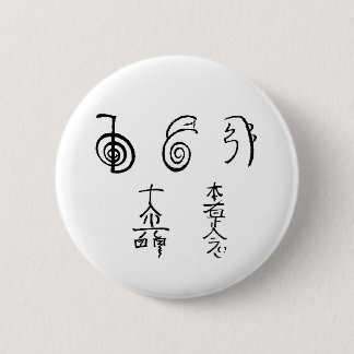 Reiki For Life 6 Cm Round Badge