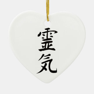 Reiki from the Heart Ceramic Tree Decoration