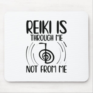 Reiki Gift Idea Reiki Master Yoga Meditating Mouse Pad