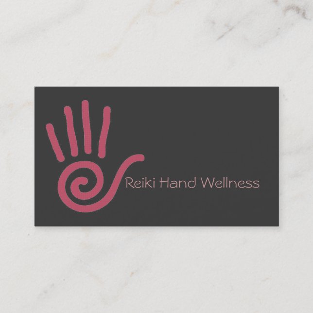 Reiki Hand Business Card (Front)