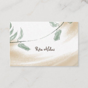 Reiki Healer Sage Natural Business Cards