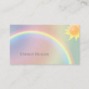 Reiki Healer sun Lightworker Business Cards