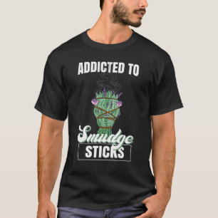 Reiki Healing Namaste Yoga Clothing - Smudge Stick T-Shirt