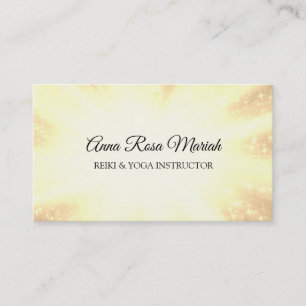 *~* Reiki Healing Rays Energy Healer Sparkles Business Card