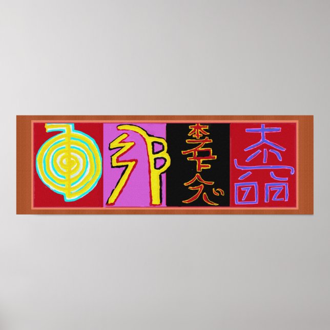 Reiki Healing Symbols 2010 Poster (Front)