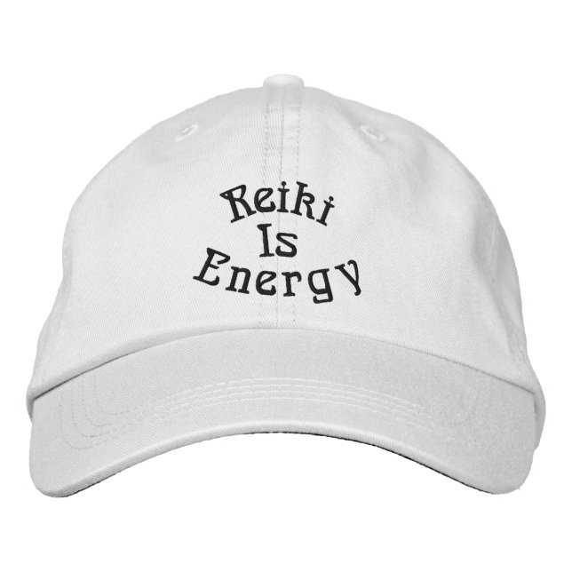 Reiki Is Energy Embroidered Hat (Front)