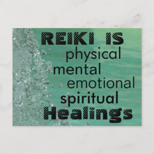 Reiki Is Healings Postcard