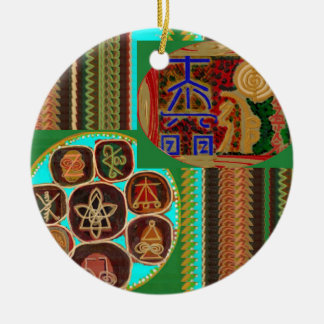 REIKI Karuna Healing Symbols Vintage CARE GIFTS 99 Ceramic Tree Decoration