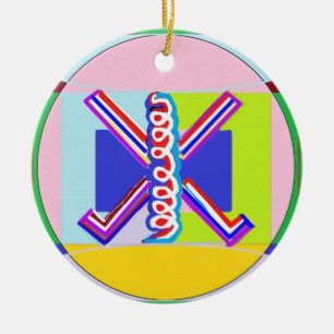 Reiki Karuna Ommantra : RAMA Ceramic Tree Decoration