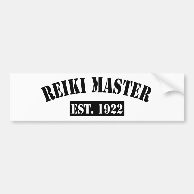 Reiki Master Bumper Sticker (Front)