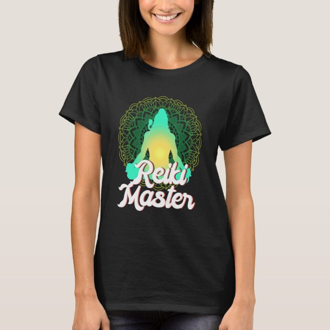 Reiki Master Chakra Japanese Healing Energy Spirit T-Shirt (Front)