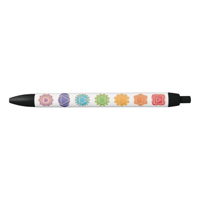 Reiki Master Chakras  Business Black Ink Pen (Front)