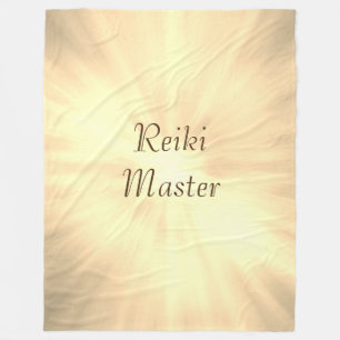 Reiki Master design Fleece Blanket