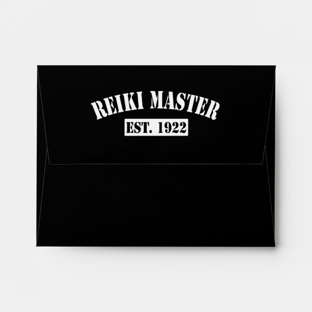 Reiki Master Envelope (Back (Top Flap))