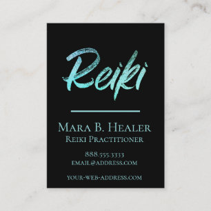 *~* Reiki Master or Practitioner Energy Healer Business Card