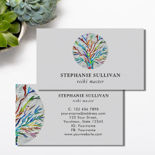 Reiki Master Tree of Life  Business Card