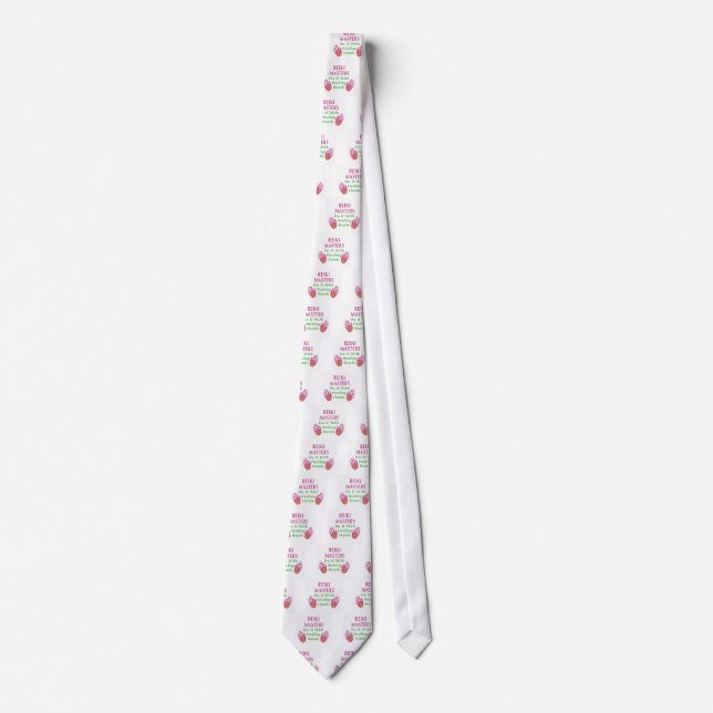 Reiki Masters Do It with Healing Hands Tie (Front)