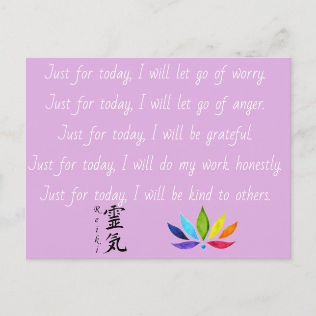 Reiki Postcard (Front)