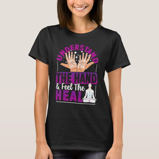 Reiki Practitioner for an Energy Healer T-Shirt (Front)