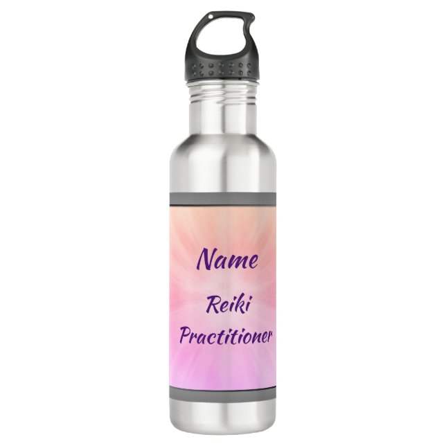 Reiki Practitioner  personalised 710 Ml Water Bottle (Front)