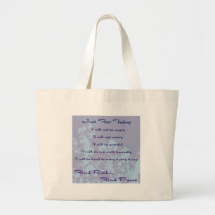 Reiki Principles Large Tote Bag