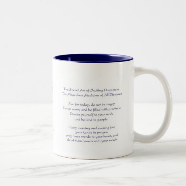 Reiki Principles mug (Right)