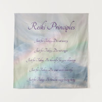 Reiki Principles Rainbow Mandala design