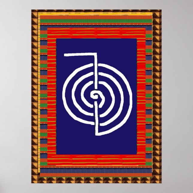 REIKI Symbol Healing ART Yoga :  cadeau pour tous Poster (Front)