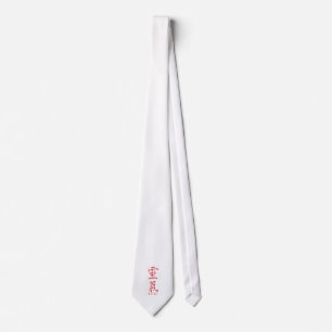 Reiki Symbol in Red Ink Tie